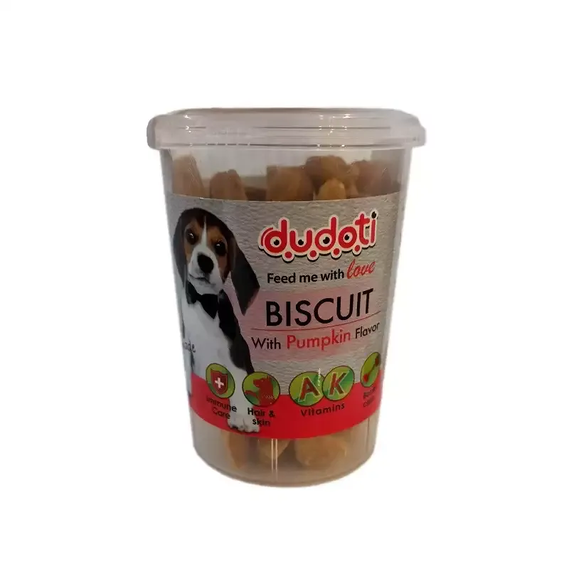 تشویقی بیسکوییت سگ دودوتی با طعم کدو وزن 150g