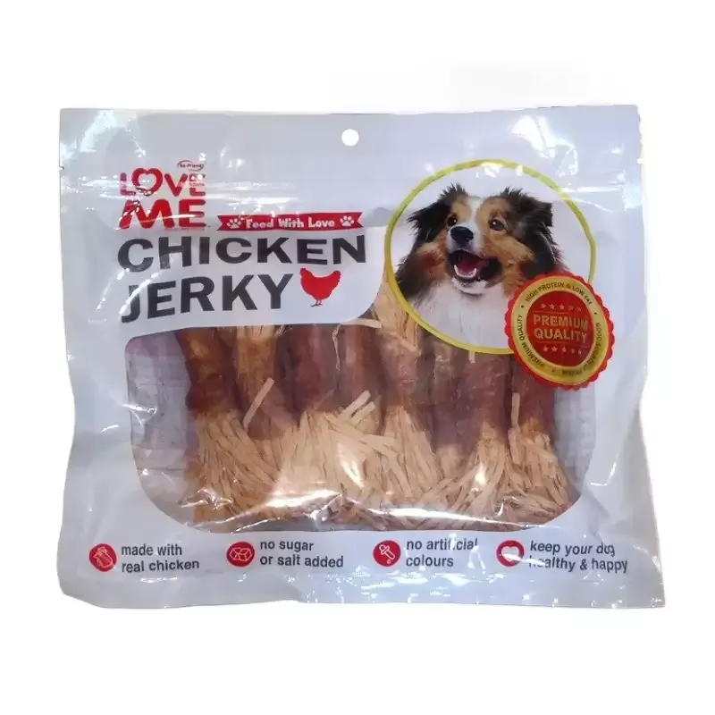 تشویقی سگ لاومی مدل Real Chicken Breast + Collagen وزن 250 گرم