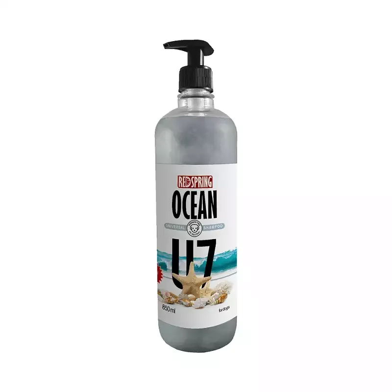 شامپو سگ U7 با رایحه اقیانوس رداسپرینگ Redspring Ocean Universal Shampoo U7 حجم 850 میلی لیتر