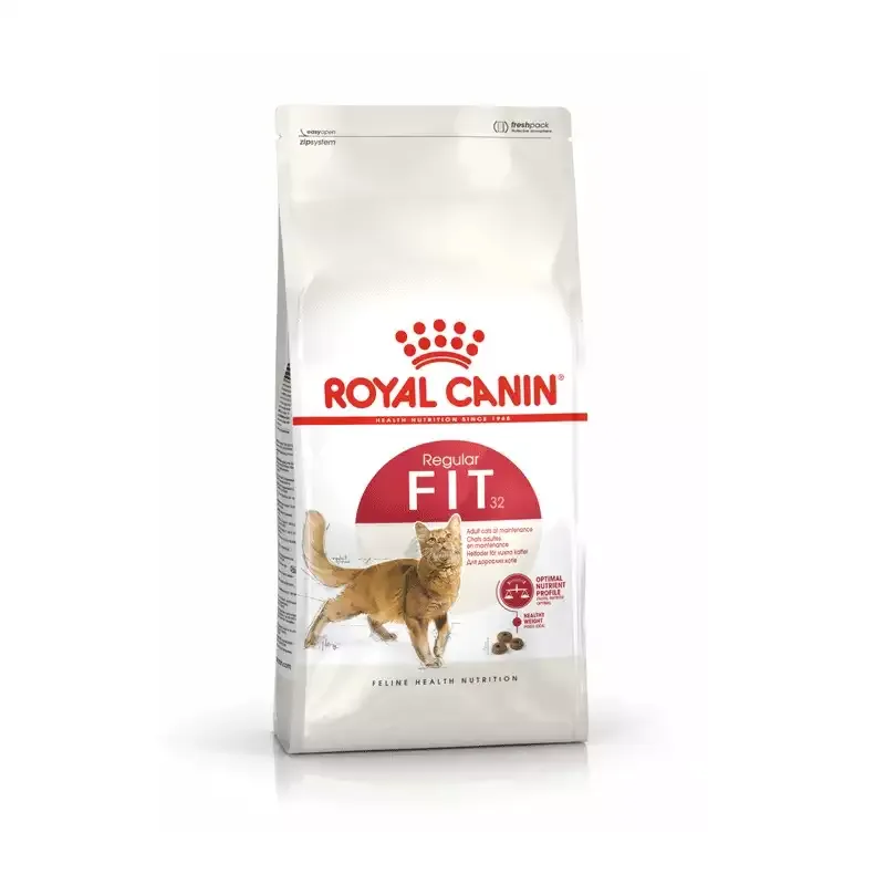 غذای خشک گربه فیت رویال کنین Royal Canin Regular Fit 32 وزن 10 کیلوگرم