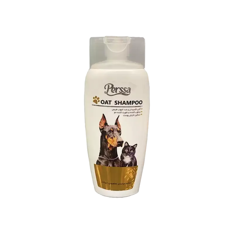 شامپو حیوانات پرسا مدل Oat Shampoo حجم 250 میلی لیتر