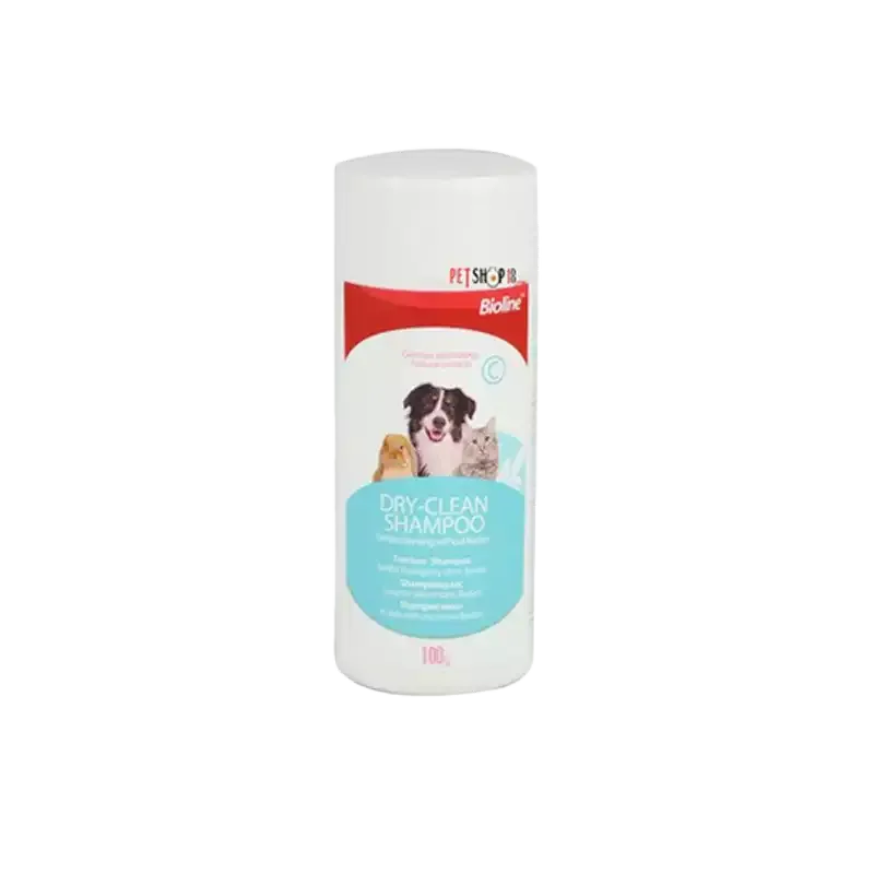 شامپو خشک حیوانات بایولاین Bioline Dry Clean Shampoo وزن 100 گرم