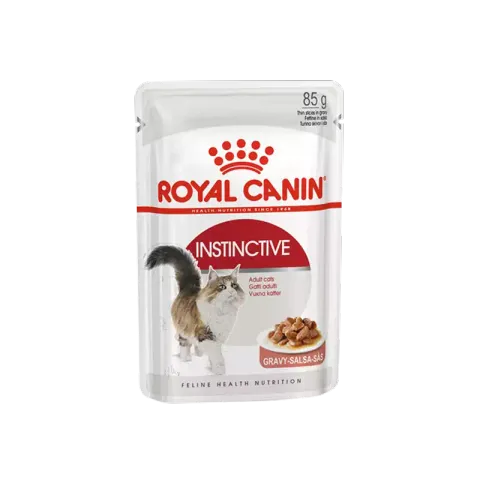 پوچ گربه رویال کنین مدل Instinctive In Gravy وزن 85 گرم