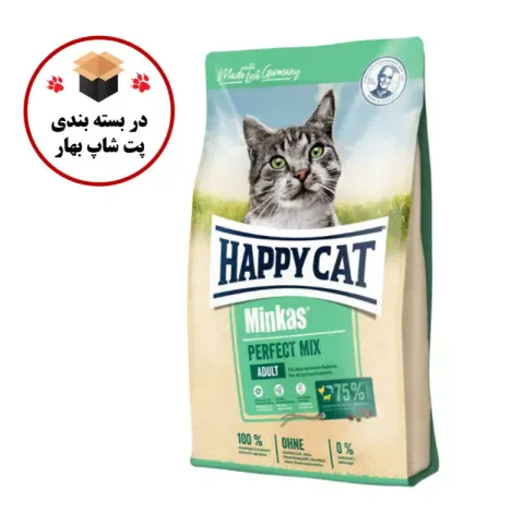 هپی کت مدل Minkas Mix طعم میکس مرغ و بره وزن 1 کیلوگرم