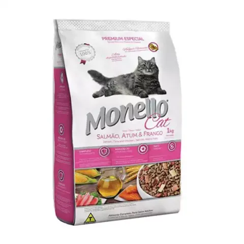 مونلو مدل Monello Salmon & Chicken با طعم ماهی سالمون و مرغ  وزن 15 کیلوگرم