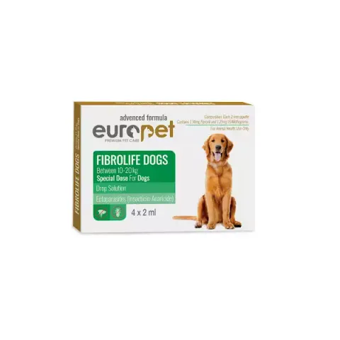 قطره ضد کک و کنه یوروپت مدل EuroPet مناسب سگ 10 الی 20 کیلوگرم