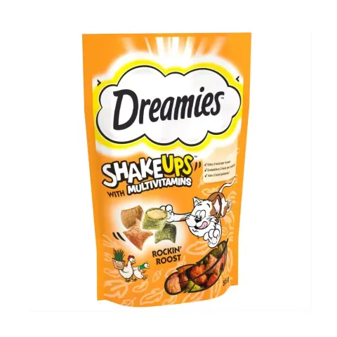 تشویقی گربه دریمیز مدل ShakeUps Chicken & Duck وزن 55 گرم