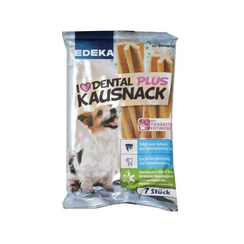 تشویقی سگ ادکا مدل دنتال Edeka Dental وزن 210 گرم