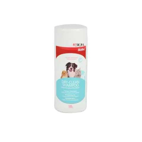 شامپو خشک حیوانات بایولاین Bioline Dry Clean Shampoo وزن 100 گرم