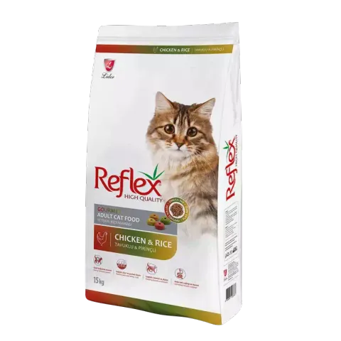 رفلکس مدل Multi Color با طعم مرغ و برنج وزن 15 کیلوگرم