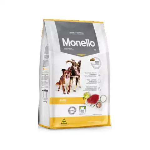 غذای خشک سگ بالغ مونلو مدل  Monello Adult Dog GO BEEF وزن 15 کیلوگرم